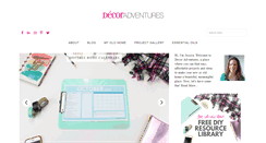 Desktop Screenshot of decoradventures.com