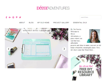 Tablet Screenshot of decoradventures.com